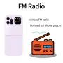 i15 Pro Mini 2G GSM 2.4 Inch Dual SIM Card FM Big Buttons Speed LED Flashlight Foldable Flip Mobile Phone