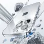 Baseus Simple Series Capa transparente para celular para iPhone 16 Pro Max, capa protetora à prova de choque com airbag para iPhone 16 Plus, capa de silicone TPU macio resistente a óleo