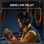 ONIKUMA GT811 bluetooth 5.4 Gaming Headset Dual Noise Reduction Headphone ANC ENC Noise Cancelling 40mm Horn 55H Playback 60ms Low Game Delay Support 3.5mm Wired Connection On-ear E-sports Headphones