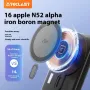 TECLAST X100 Pro 20W 10000mAh Carregador portátil magnético sem fio com 1 entrada e 2 saídas, suporte para carregamento rápido PD/QC/AFC/FCP, suporte integrado para iPhone 16, 15, 14, 13 Pro Max, Huawei Nova Flip e Samsung Galaxy Z Fold6