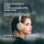 Havit H655BT Wireless ANC Headphone bluetooth Headset -40dB Active Noise Cancelling AI Call Noise Reduction 40mm Titanium-plated Diaphragm 70H Playback 38ms Low Game Delay Support 3.5mm Audio On-ear Headphones