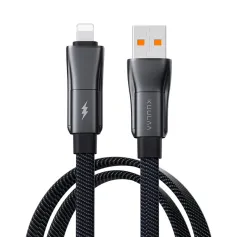 KUULAA KL-X73 60W USB-A/USB-C to USB-C/iP Cable Fast Charging Data Transmission Copper Core Line 1M/2M Long for iPhone 15 14 13 for Xiaomi Civi4 Pro for Huawei Pura 70 Ultra for Samsung Galaxy S24
