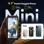 Ulefone Armor Mini 20 Versatile LED Light 4.7 inch 50MP Camera 64MP Night Camera 16GB 256GB 33W Fast Charge 15W Wireless Charge Android 14 NFC Helio G99 IP68 IP69K Waterproof 4G Rugged Smartphone