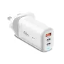 [GaN Tech] Essager 65W 3ポート USB PD 充電器 2Type-C+USB-A PD3.0 QC3.0 急速充電 壁掛け充電器アダプター EUプラグ USプラグ UKプラグ iPhone 13 14 14Pro 14Pro Max Samsung Galaxy S23 Oppo Reno9 Huawei Mate50用