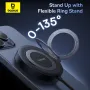 Baseus Simple MIni4 15W Magnetic Wireless Charger Fast Wireless Charging Pad Built-in Stand for Smart Phones for iPhone 16 15 14 13 Pro for Huawei Mate XT for Xiaomi MIX Fold4 for Samsung Galaxy Z Fold6