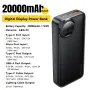 ESSAGER ES-D016 10000mAh 20000mAh 22.5W Digital Display On the Go Charger with Dual Cable Power Bank for Huawei Pura 70 Ultra for Xiaomi Civi 4 Pro
