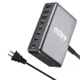 [GaN Tech] Bakeey YMX-440W 440W 8-Port USB PD Charger 3USB-A+5USB-C PD QC Fast Charging Desktop Charging Station EU Plug US Plug for iPhone 15 14 13 Pro for Huawei Nova Flip for Xiaomi MIX Fold4 for MacBook Pro