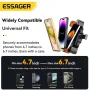 ESSAGER ES-ZJ28 Universal Bike Phone Holder Handlebar/Rearview Mirror Mount Bracket 360° Rotation for 4.7-6.7inch Mobile Phone Stand Shockproof Bracket