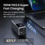 Ugreen Nexode PB721 130W 20000mAh Paparan Skrin Pintar Bank Kuasa Bekalan Kuasa Bateri Luaran dengan 1 Input & 3 Output Menyokong Pengecasan Pantas PD3.0 untuk iPhone 16 15 Pro 14 13 Pro Max untuk Huawei Mate XT untuk Xiaomi 15pro