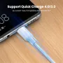 PD100W Kabel USB-C do USB typu C QC4.0 QC3.0 Szybkie ładowanie Transmisja danych Linia rdzenia z włókna aramidowego 1M/1,5M/2M Długość do Samsung Galaxy Note 20 do Xiaomi 13 Pro do Huawei Mate 50 do OPPO Reno9 do Honor 80 GT