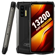 Ulefone Pouvwa Armor 13 13200mAh Battery 8GB 128GB 256GB 48MP Quad Kamera 6.81 pous Chaje NFC Helio G95 IP68 IP69K Waterproof 4G Rugged Smartphone