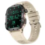 QX11 1.96inch HD Screen bluetooth Call Heart Rate Blood Pressure SpO2 Monitor Breath Training SOS Sleep Monitoring Multi-sport Modes Music Playback 3ATM Waterproof Smart Watch