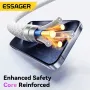 ESSAGER ES-X52 3A 60W Type-C - Type-C кабель PD3.0 QC4.0/3.0 FCP быстрая зарядка передача данных луженый медный сердечник линия 1 м длиной для iPhone 16 16 Pro 15 15 Pro Max для Huawei Mate XT для Xiaomi MIX Fold4 для Samsung Galaxy Z Flip6