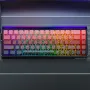 AULA Hero 68 HE Wired Mechanical Gaming Keyboard Hall Effect Magnetic Switch with Adjustable Actuation Rapid Trigger Mode 8K Hz Polling Rate 0.125ms Latency RGB Backlit Hot-swap 60% Layout Keyboard