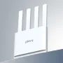 PLERY R605 4G LTE WiFi Router with Nano SIM Card Slot 300Mbps 4 External Antennas Booster 2.4G WiFi6 Repeater Long Range WiFi Extender