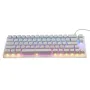 GamaKay K66 Mechanical Keyboard 66 Keys Gateron Switch Hot Swappable Tyce-C Wired RGB Backlit Gaming Keyboard with Crystalline Base for PC Laptop