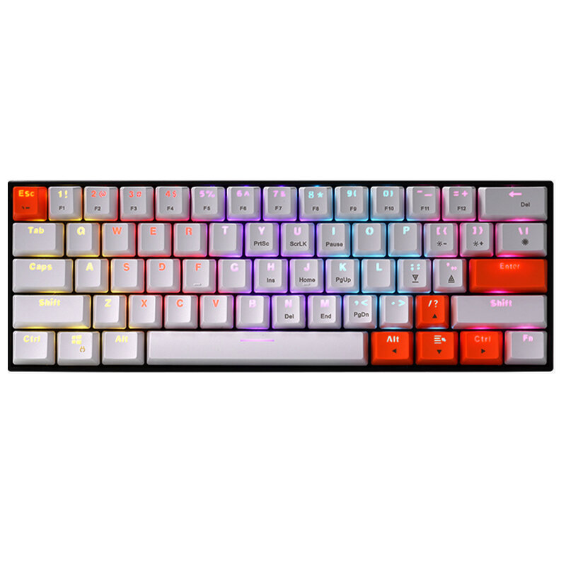 White/Orange