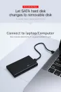 DM 2.5\ SATA to USB 3.0 Micro B Hard Drive SSD External Enclosure Case Tool Free Hot-Swap for Macbook HD005