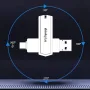 Lenovo ThinkPlus TPCU301plus Type-C USB3.0 Flash Drive Dual Metal Port 360° Rotation Heat Resistance OTG A+ Chip Fa