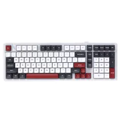 Y-FRUITFUL K102 Tri-Mode Mechanical Gaming Keyboard 102 Keys Gasket Structure Wireless Bluetooth RGB Backlit Hot Swappable 5000mAh Battery PBT Keycaps Gaming Office Custom Gamer Keyboards