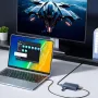 TB046 Thunderbolt4 Dual Bay MVMe SSD Enclosure Expansion Docking with 40Gbps USB4 PD100W USB-C 4K/60Hz HD2.0 Support 16TB Storage for MacBook Pro Windows PC Laptop