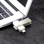 EAGET CF30 Tipe-C & Flash Drive USB 512GB 256GB 128GB Tipe-C+USB3.0 Flash Drive Mini Kecepatan Tinggi Memory Stick