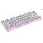 GamaKay K66 Mechanical Keyboard 66 Keys Gateron Switch Hot Swappable Tyce-C Wired RGB Backlit Gaming Keyboard with Crystalline Base for PC Laptop