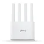 PLERY R605 4G LTE WiFi Router with Nano SIM Card Slot 300Mbps 4 External Antennas Booster 2.4G WiFi6 Repeater Long Range WiFi Extender