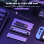 7-in-1 USB-C Steam Deck Docking Station with M.2 NVME SSD Card Slot HUB Type C to HD 4K60Hz 1000M Gigabit Ethernet USB 3.0 Hub for Macbook