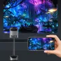 TS1 Full HD 1080P LCD LED Projector Android 11.0 2+32GB WiFi6 Projector Auto Keystone Built-in HiFi Speaker Support Wireless Projector/Same Screen Video Home Theater Projectors