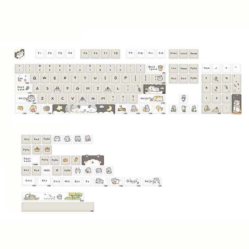 Grey+Cherry Profile(141 Keys)
