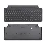 Mini Dokunmatik Klavye Kablosuz Bluetooth Klavye Kart Yuvası ile Evrensel 2.4G Oyuncu Tuş Takımı Windows Android IOS Tablet PC Aksesuarları