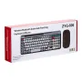 ZYG-806 Mini Wireless Punk Keyboard Mouse Set 2.4G+BT Dual Mode Keyboard and Mouse Combo for Tablet Phone Computer Office Home