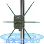 Router wireless esterno WAVLINK AX3000 WiFi6, extender WiFi mesh a lungo raggio a doppia banda 2.4G/5G con PoE, 6 antenne ad alto guadagno da 7 dBi, ripetitore impermeabile IP67
