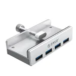 Док-станція для концентратора ORICO MH4PU-P 4 в 1 USB 3.0 USB-адаптер з блоком живлення Швидка передача даних 5 Гбіт/с для аксесуарів для телефону ноутбука