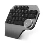 DELUX T11 Designer One Handed Mechanical Keyboard 28 Keys with Multi-functional Dial LED Backlit Kailh Switch For PS/CAD Using Shortcut Keys And Voice Tools