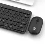 R8 1928 2.4G Wireless bluetooth Keyboard and Mouse Set 78-Keys Punk Keycaps Keyboards 1200DPI Mice Combo for Office PC Computer Plug and Play