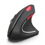 HXSJ T24 2.4G Wireless Vertical Mouse 800-1600-2400DPI Ergonomics 6-Keys Optical Gamer Mice for PC Laptop Computer
