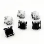 10/30/70Pcs Gateron Magnetic Moonlight Switch Set Hall Effect Customizable Actuation Point 35gf Operating Force 3.5mm Travel HIFI Sound for Hot Swappable Mechanical Keyboard Switch