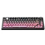 LEOBOG Hi75C Pro Custom Mechanical Keyboard Tri Mode Aluminum Alloy Gasket Structure 2.4G/bluetooth/Wired Hot Swappable 81 Keys RGB Backlit Gaming Keyboard