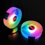 Quạt CPU COOLMOON 120mm RGB 6PIN Đèn nhiều màu 12CM Bộ tản nhiệt làm mát PC 5VDC 12VDC ARGB Thủy lực Vòng bi Quạt thông gió Khung máy