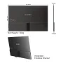 BlitzWolf PCM3-AIR 14 Inch FHD Portable Monitor 1080P Dual USB-C Full Function Computer Monitor Only 560g