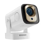 HY260 PRO 1080P Smart LED Projector 4K Supported 200 ANSI Lumens 180° Free Projection Auto Focus WiFi-6&Bluetooth5.4 Android 11 Ultra Short Throw Projectors with Google Voice Remote Control