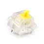 70Pcs/pack Gateron Switch Linear Mechanical Yellow / Red Pro Switch Prelubricate Keyboard Switch for DIY Mechanical Gaming Keyboards