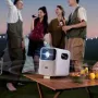 Wanbo Mozart1 Smart Projector Fysiek 1080P 900Ansi Lumens Android-systeem 2+32GB opslag Dual WIFI6 Autofocus Automatische keystone-correctie Volledig gesloten optische 8Wx2 full-range afgesloten geluidskamer Luidspreker Home Cinema