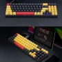 REDRAGON K688 RGB Mechanical Gaming Keyboard 78-keys Hot-Swappable Two-color Injection Keycaps Red Switch Ergonomics USB Wired Gamer Keyboards Support Macro Programming for PC Laptop Computer