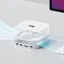 Hagibis MC60 MC60H USB-C Hub с корпусом M.2 SSD для Mac Mini M4/M4 Pro Stand Type-C Док-станция SSD Case USB3.2 Gen2 SD4.0 TF4.0 4K HD