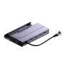 7-in-1 USB-C Steam Deck Docking Station with M.2 NVME SSD Card Slot HUB Type C to HD 4K60Hz 1000M Gigabit Ethernet USB 3.0 Hub for Macbook