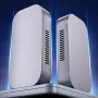 YOULAITE Thunderbolt5 SSD Case 80Gbps Intel JHL9480 Chip NVMe M2 SSD Case Aluminum Alloy Turbine Fan Cooling for Mac Linux Windows Compatible USB4 Thunderbolt4/3
