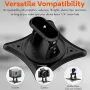 Universal Projector Mount 360° Rotation Adjustable Bracket 180° Tilt Desktop Wall Ceiling Mount Stand Holder for Camera Webcam Phone 5KG Loading